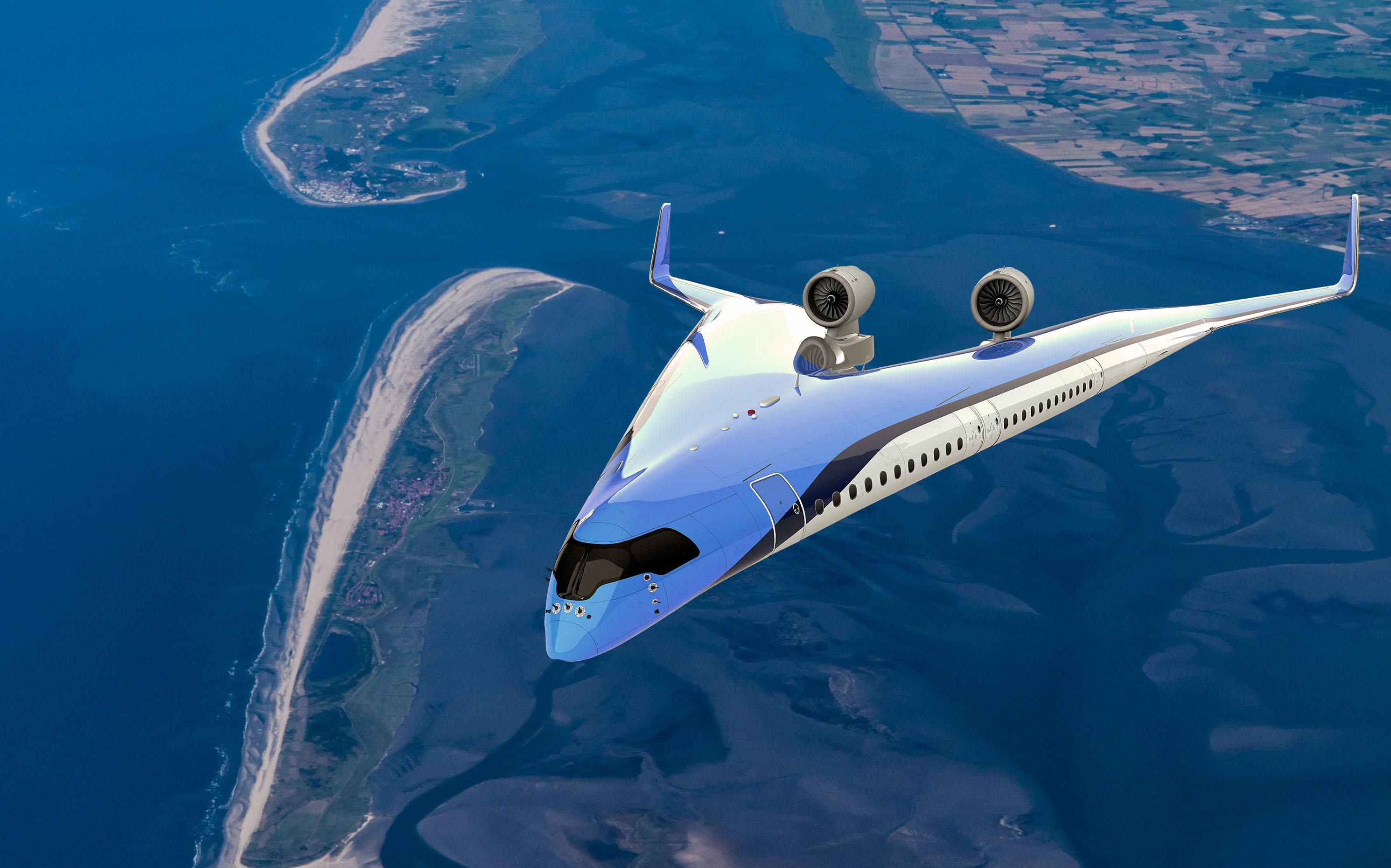 Klm Backed Flying V Airliner Concept Makes First Flight Aviation Week